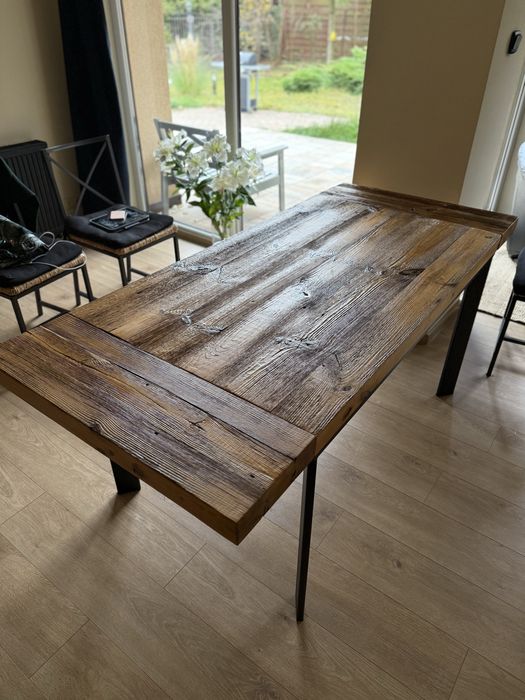 Drewno stoł dab drewniany