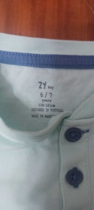 Conjunto de 4 t-shirts para criança - 6/7 anos