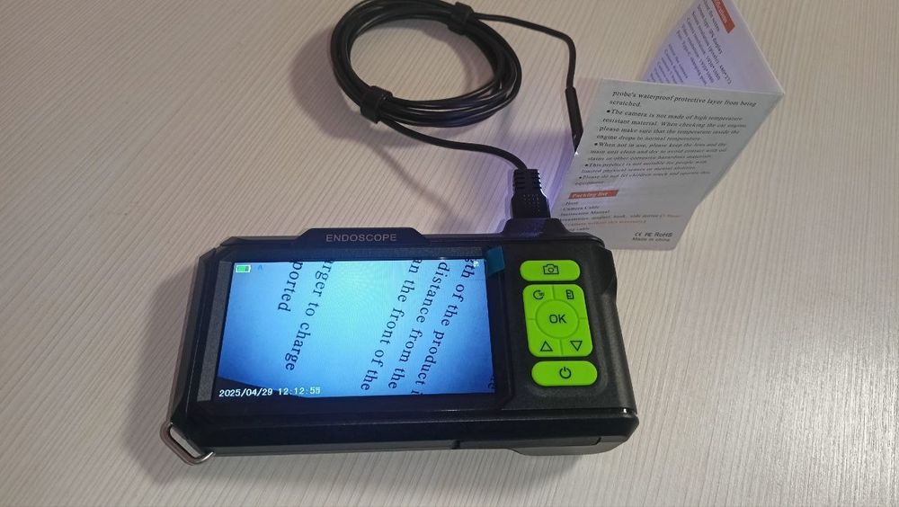 Ендоскоп промисловий на дві камери.