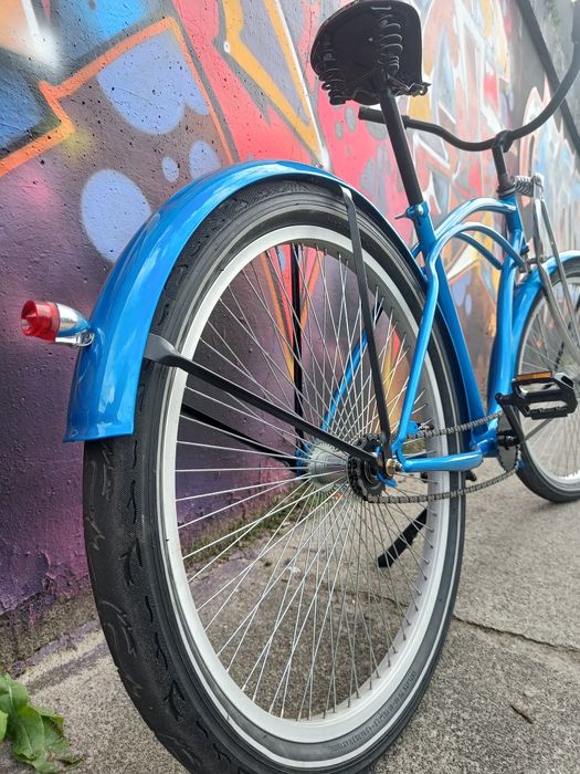 Cruiser, nowe części, koła wieloszprychowe, Brooks, Springer