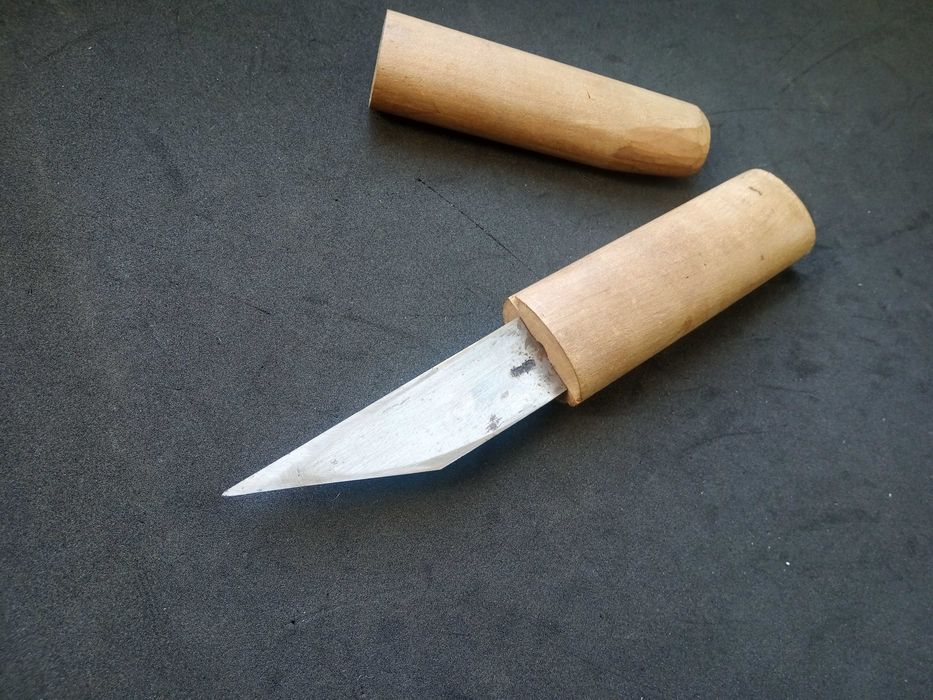 Nóż japoński kiridashi stal węglowa