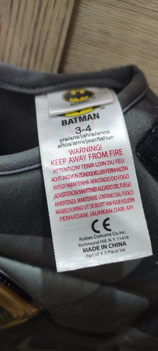 Костюм Batman 3-4 роки