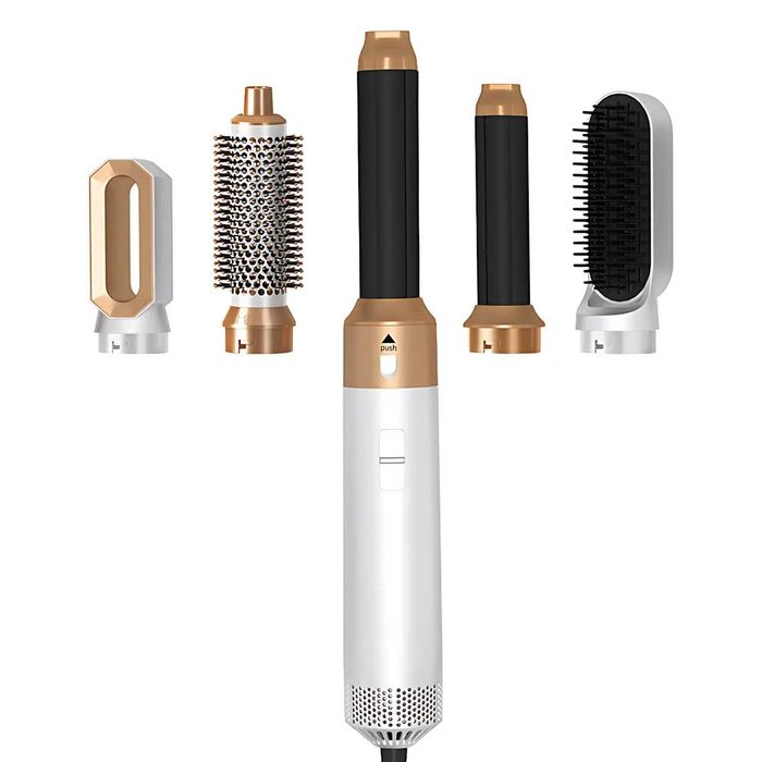 Фен-щітка мультистайлер Hot Air Styler 5 в 1 з іонізацією, 5 насадок