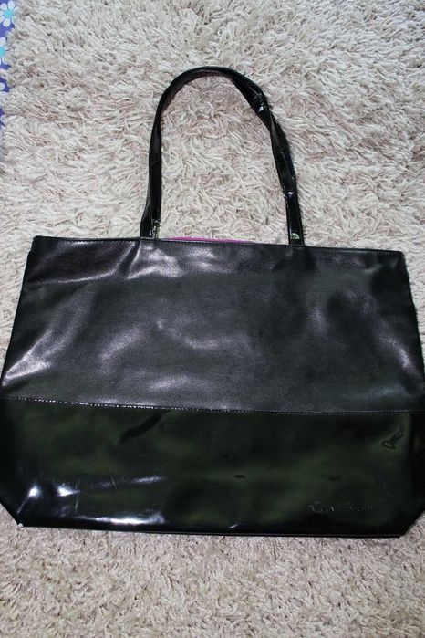 CK torba duża torebka czarna shoper bag CALVIN KLEIN