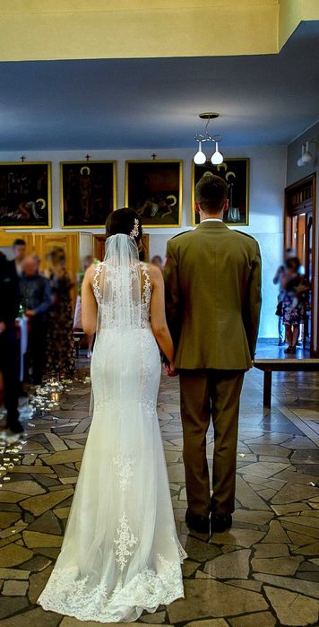 Suknia ślubna rozmiar S (36)