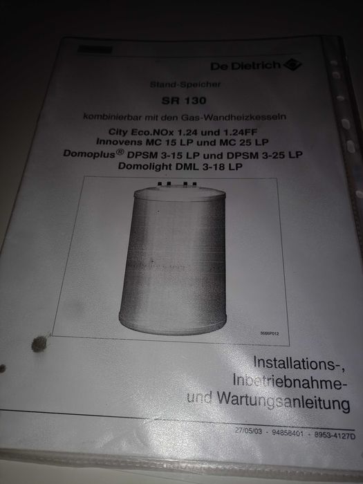 Dietrich domolight 3-18, kocioł sr130