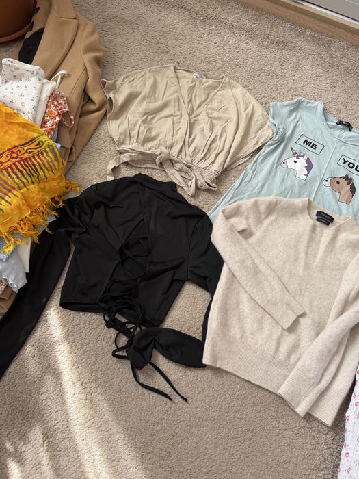 Пакет речей xs - s zara bershka h&m сукня пальто боді спідниця 13-16 р