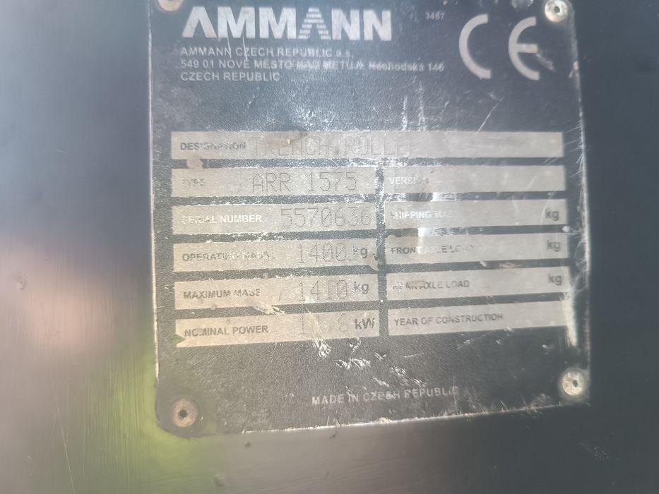 Walec okołkowany Ammann arr 1575