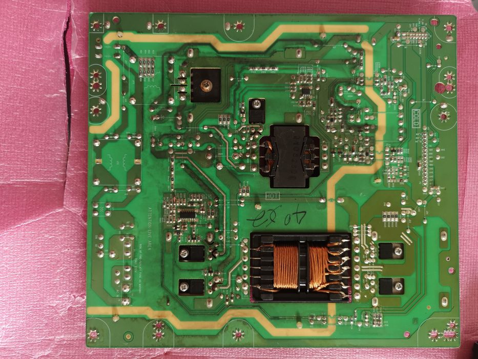 Placa de alimentação de TV LG modelo 40-E461C0-PWG1XG