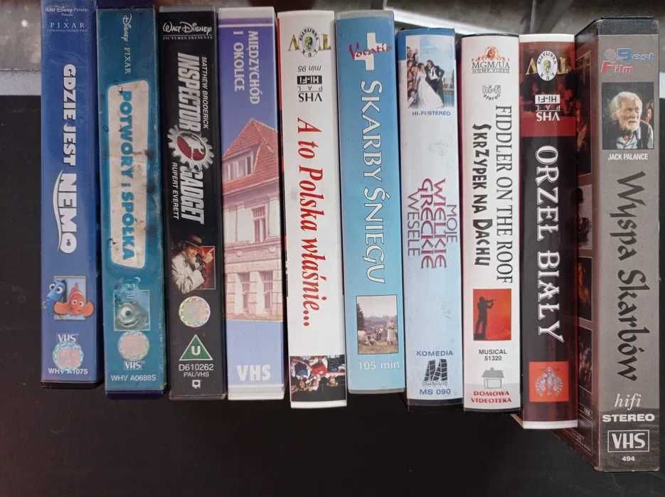 Kasety VHS - kolekcja taśm