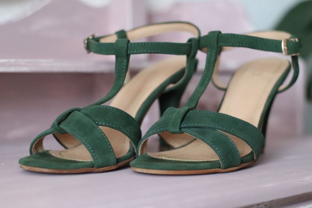 Buty obuwie  40 Miummash sandałki retro na obcasie 8cm
