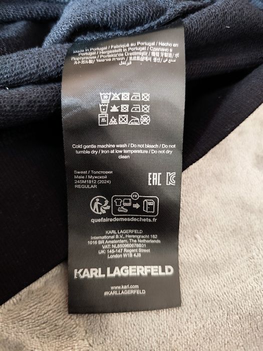 Bluza męska czarna nowa Karl Lagerfeld