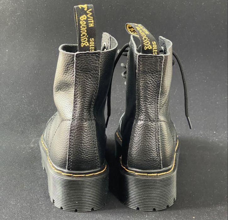 Glany platforma koturna workery gotyckie emo punk dr boots timberki