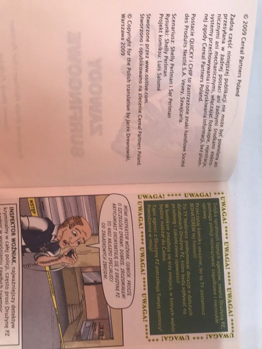 Nesquik Drużyna PZ komiksy