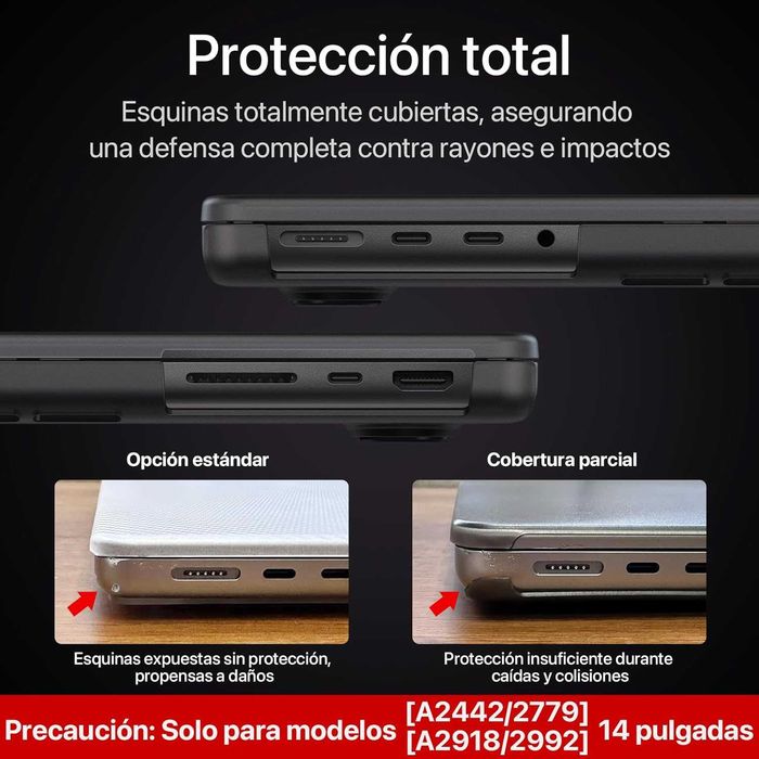 Soonjet -  Hard Case MacBook Pro 14 inch 2025-2021 M5 M4 M3 M2 M1 Pro/MAX