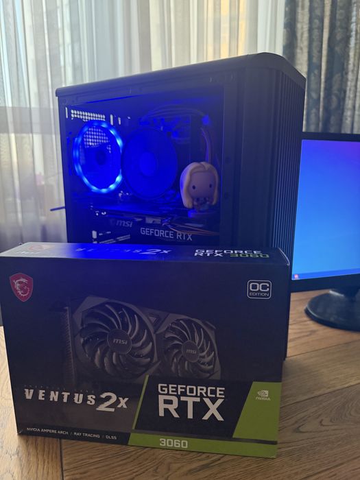 Ігровий компʼютер/пк RTX 3060 i5-10400f 16 ddr4 ssd 120/hdd 500 GB