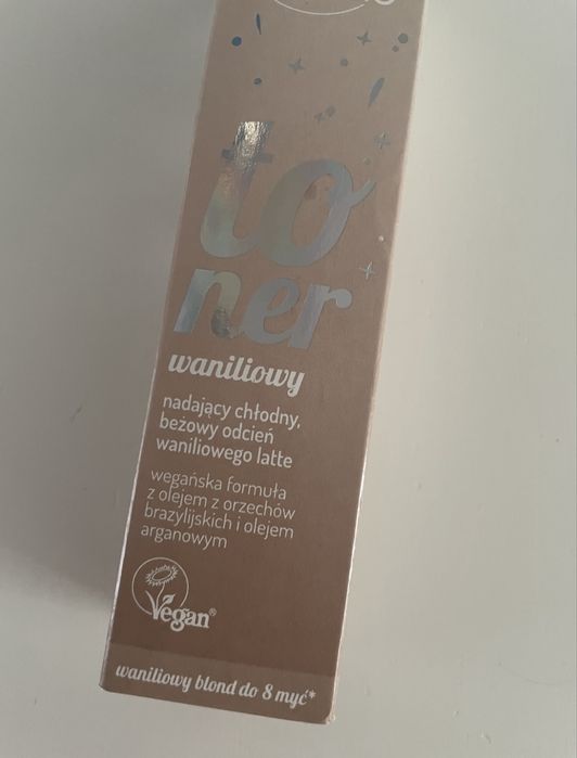 Nowy toner do wlosow waniliowy only bio