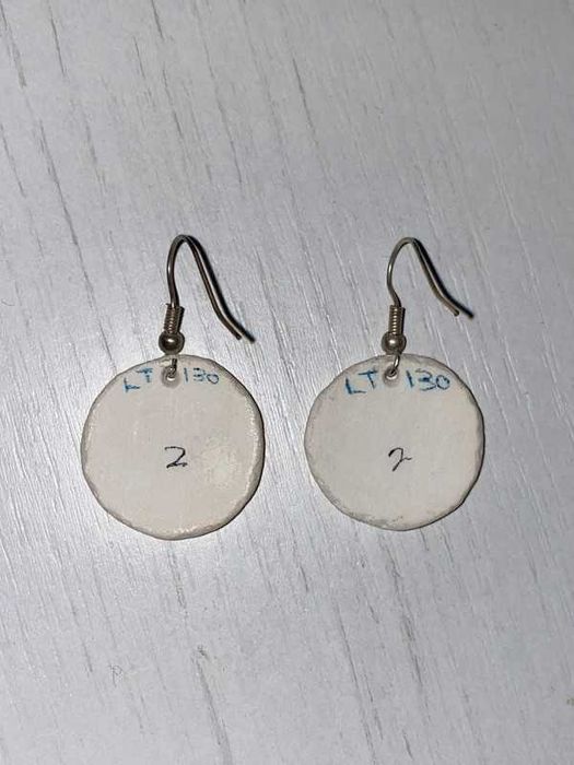 Brincos Casca de Ovo de Avestruz