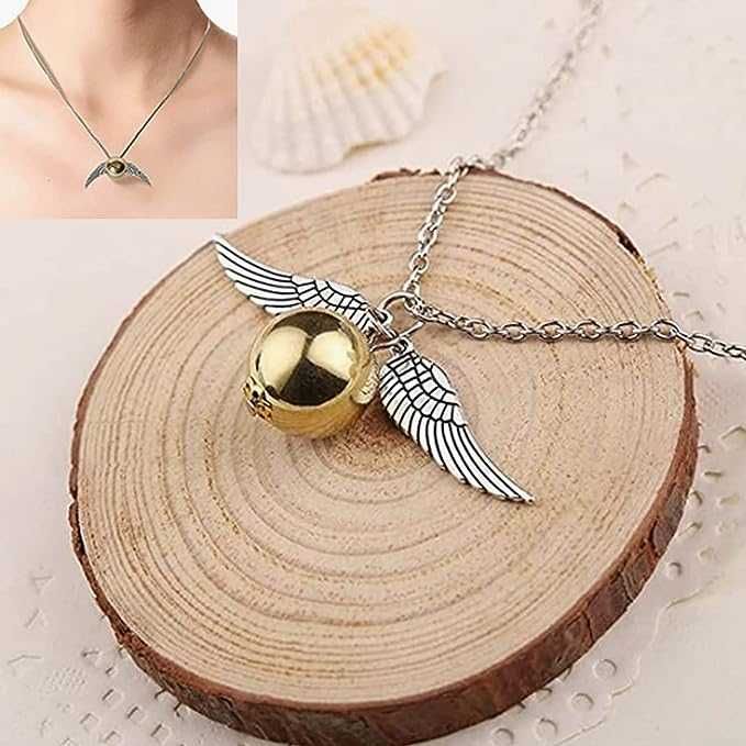 Colar Snitch - Harry Potter (novo selado)