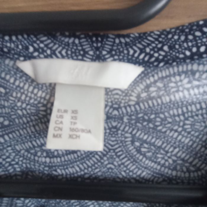 Elegancka bluzka koszula z rękawem 3/4 h&m