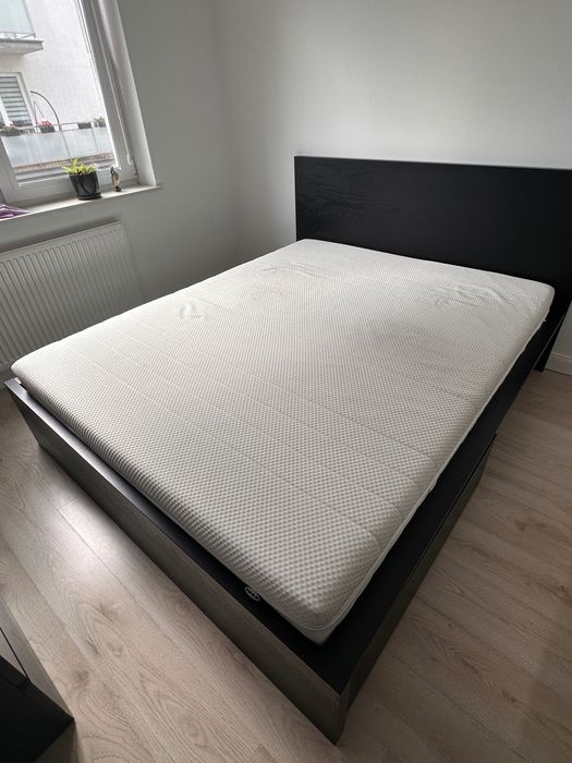 IKEA ÅKREHAMN Materac piankowy, średnio twardy/biały, 160x200 cm – 8 miesięcy