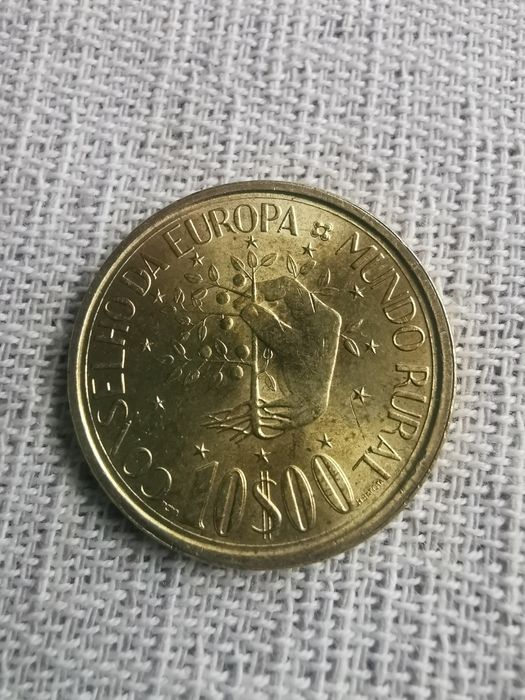 Moeda de 10 escudos - 1987 Conselho da Europa – Mundo Rural