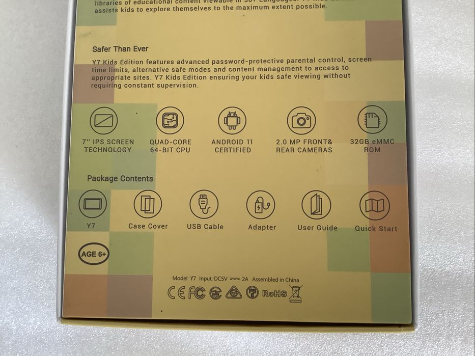 Tablet  7 polegadas para crianca