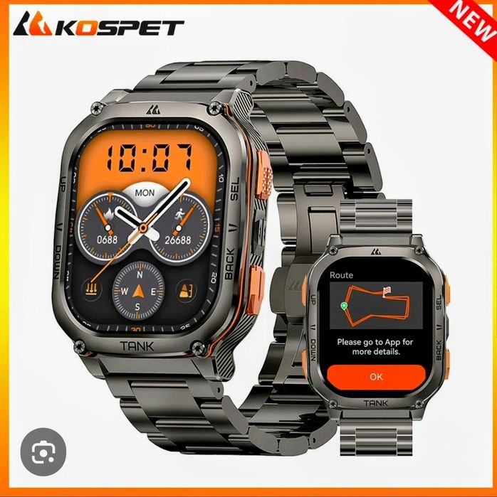 Kospet Tank M3 Ultra (Edição Especial)Kospet Tank M3 Ultra (Edição Especial
Smartwatch Kospet Tank M3 Ultra com ecrã AMOLED 1,96'', resistência IP69K,