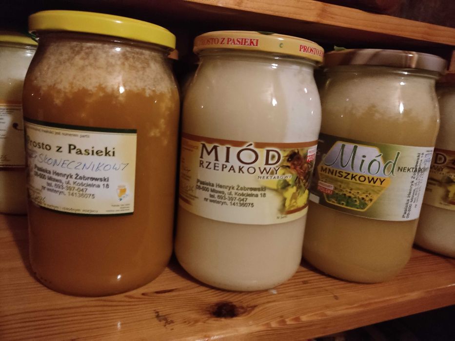 Miód pszczeli z własnej pasieki