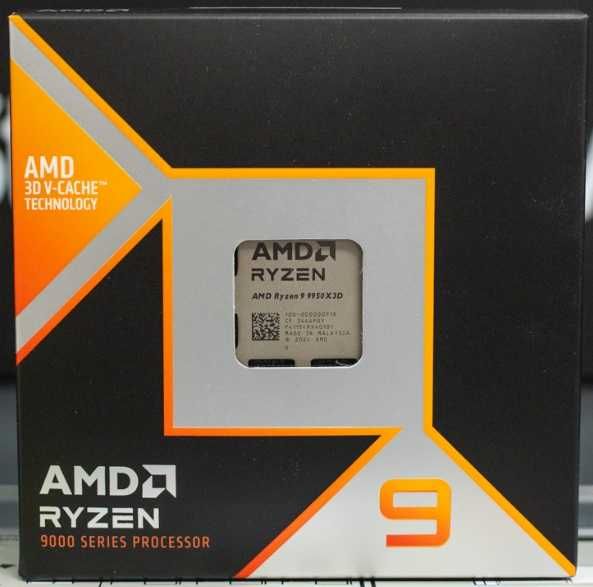 Procesor AMD Ryzen 9 9950X3D 16 rdzeni 4.3 GHz (5.7 GHz) BOX jak NOWY, GWARANCJA