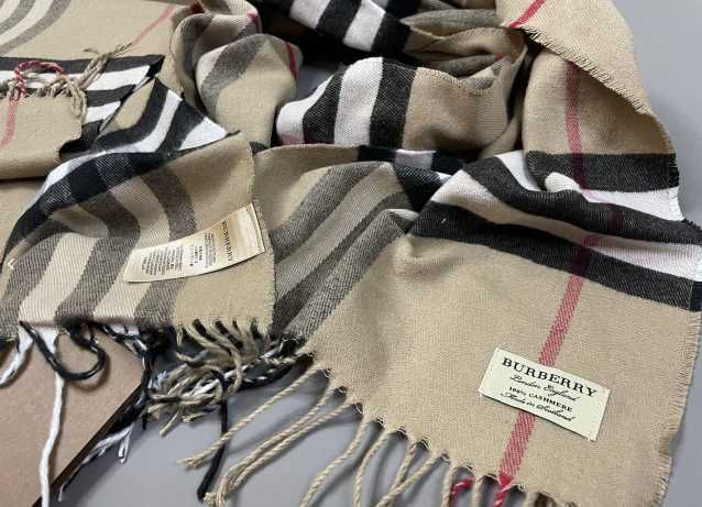 Палантин Burberry в подарочной упаковке Шарф Барберри БЕЖЕВЫЙ