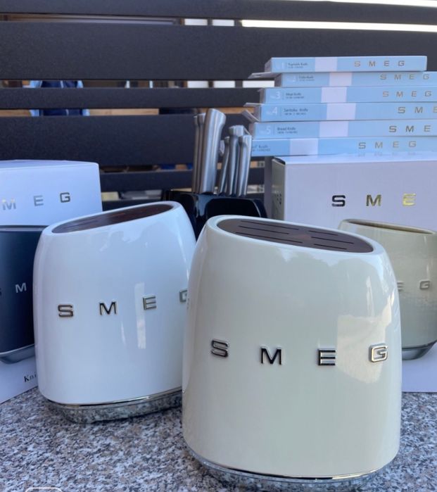 Набір кухонних ножів, ножі Smeg