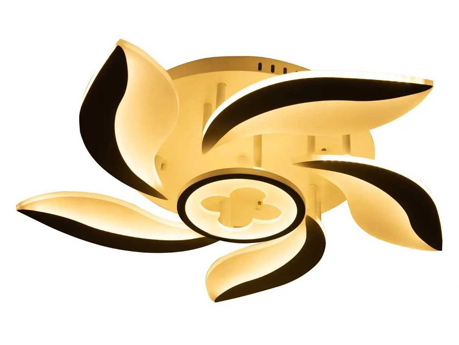 Стельова LED люстра, світлодіодний світильник Sunlight білий