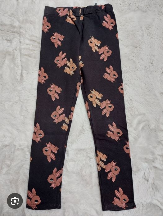 Гамаши лосины штаны трикотажные на флисе девочке Н&М 140р