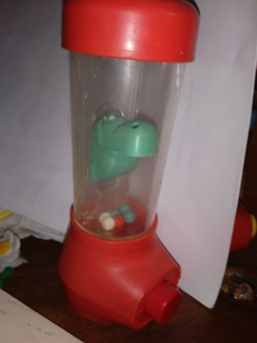 Водяная игрушка Бегемот с шариками, СССР