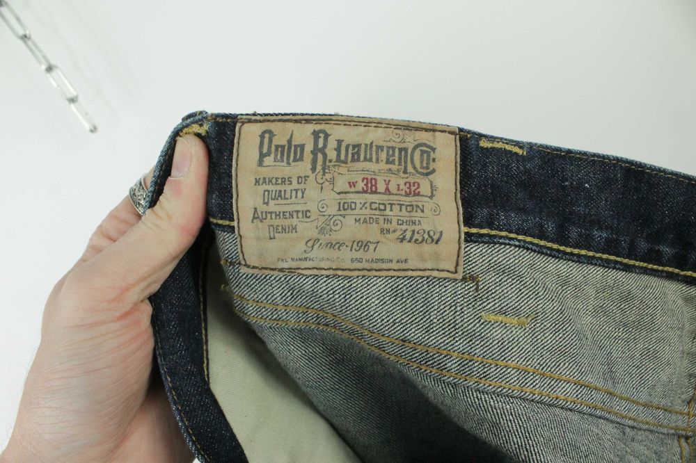 Шикарні брендові джинси Polo Ralph Lauren 625 Varick Slim Selvedge W38