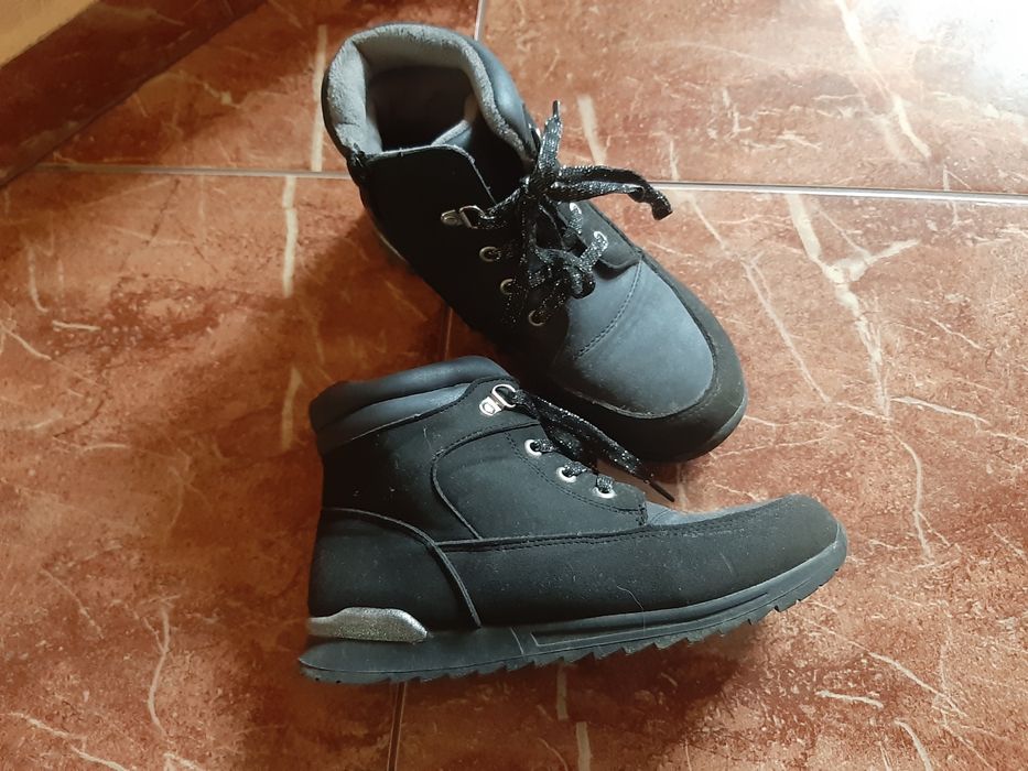 Zestaw kozaki trzewiki buty zimowe r. 34 dla dziewczynki