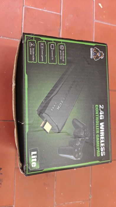 Consola jogos retro.