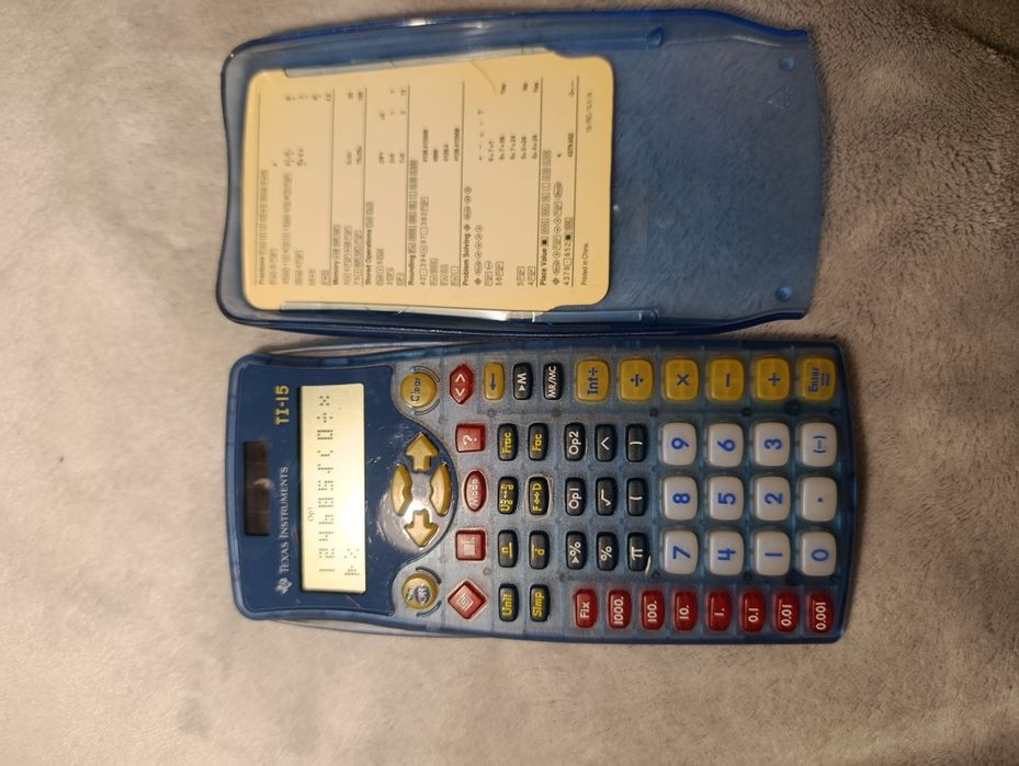 Texas instruments TI -15 niebieski