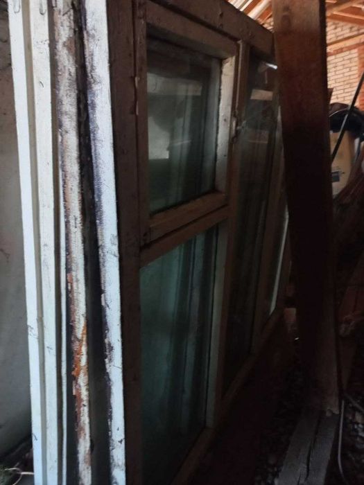Продам вікна дерев'яні комплект на всю хату 11 штук