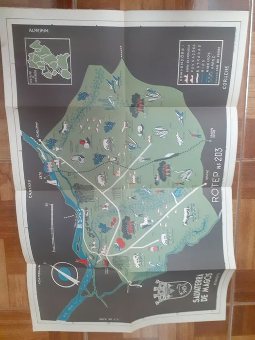 Mapa/roteiro ROTEP, Salvaterra de Magos
