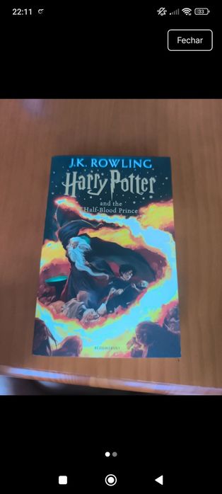 Livro Harry Potter and the half blood prince