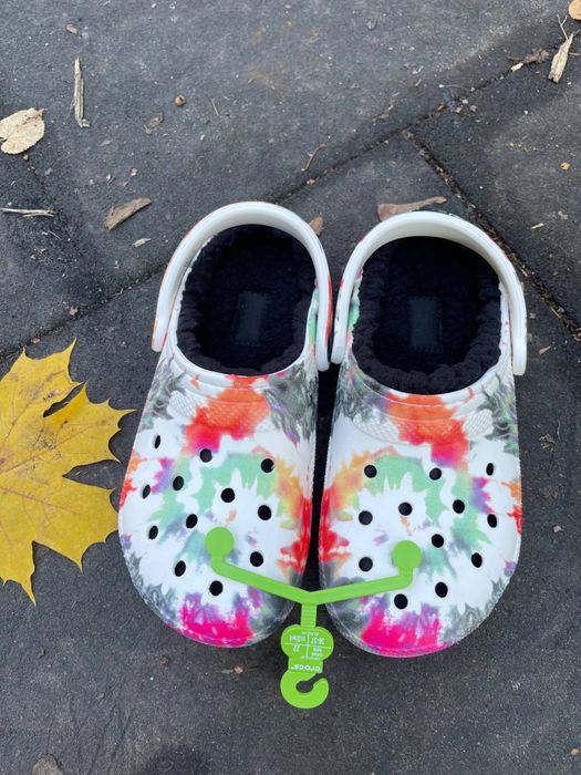 Оригінал Crocs утеплені,на флісі.Крокси теплі жіночі зимові,з хутром