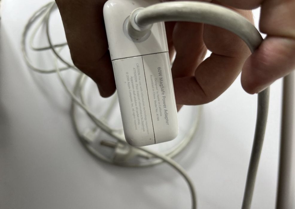 Блок живлення Apple Magsafe 1 60W A1184  Original зарядка для макбука