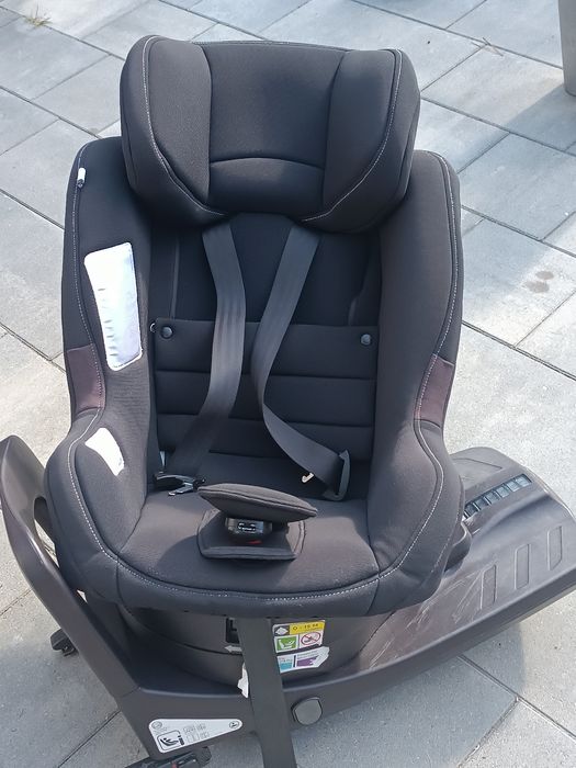 Obrotowy fotelik Nuna Rebl Plus 360° ISOFIX • Bezwypadkowy • Stan BDB + 2 pokrowce