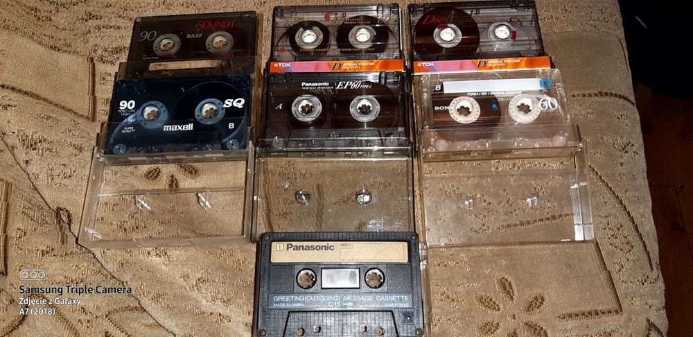 Sprzedam kasety magnetofonowe 7 sztuk