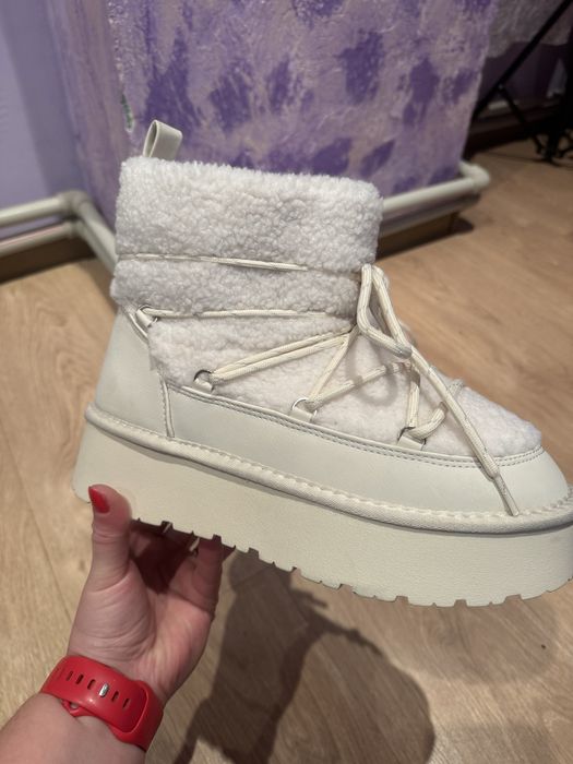 черевики-снігоходи з платформою.  ( угги) жіночі