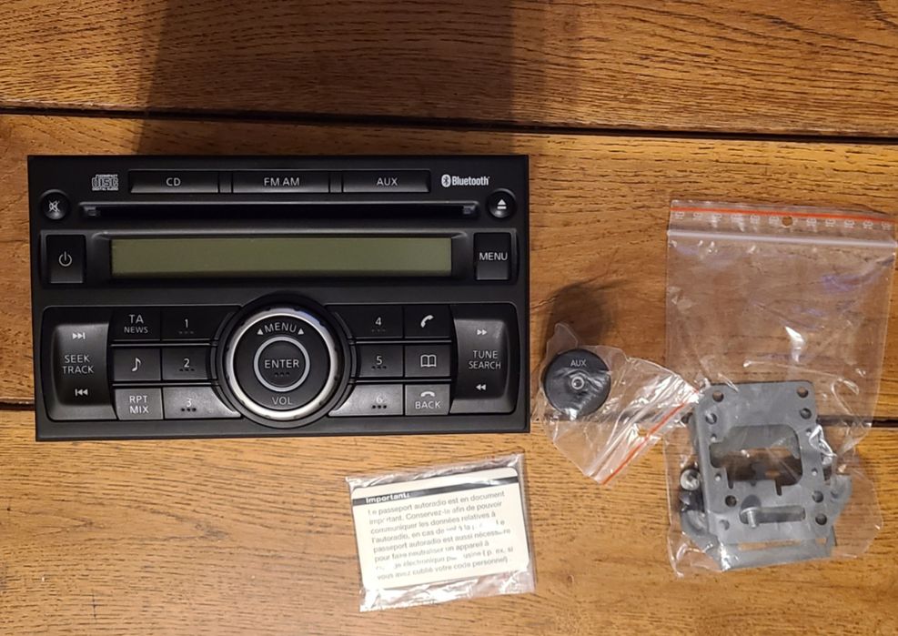 Radio Nissan  28185 BH10A PN-3001P-B Note E11 Qashqai Juke Micra