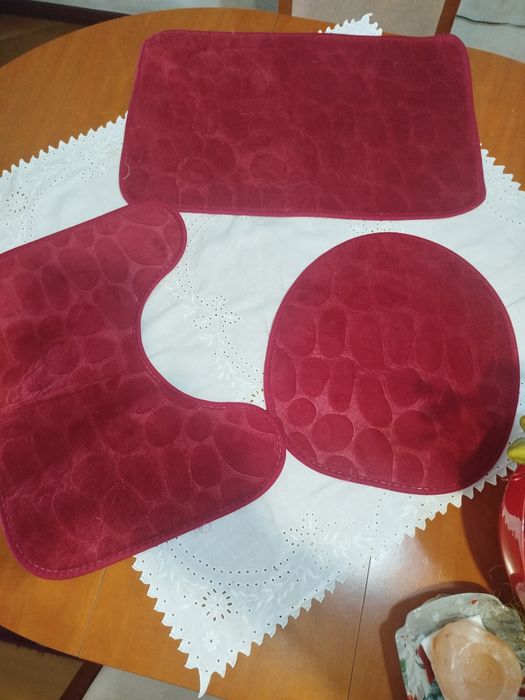 Conjunto de tapetes de casa de banho