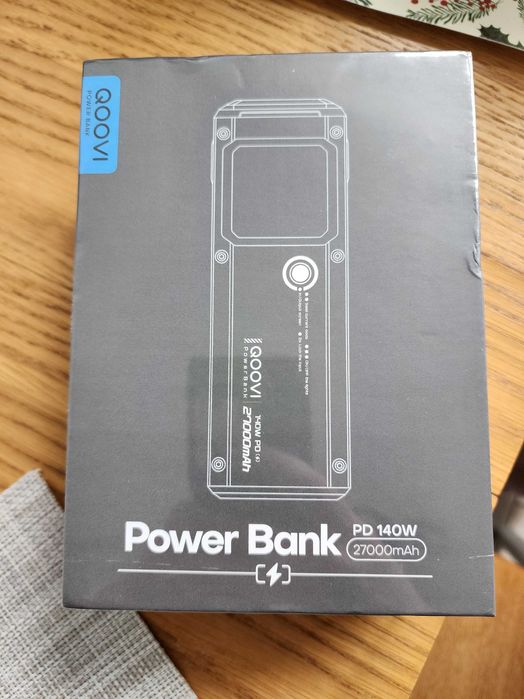 повербанк QOOVI 27000mAh 99Wh Power Bank PD 140W NEON